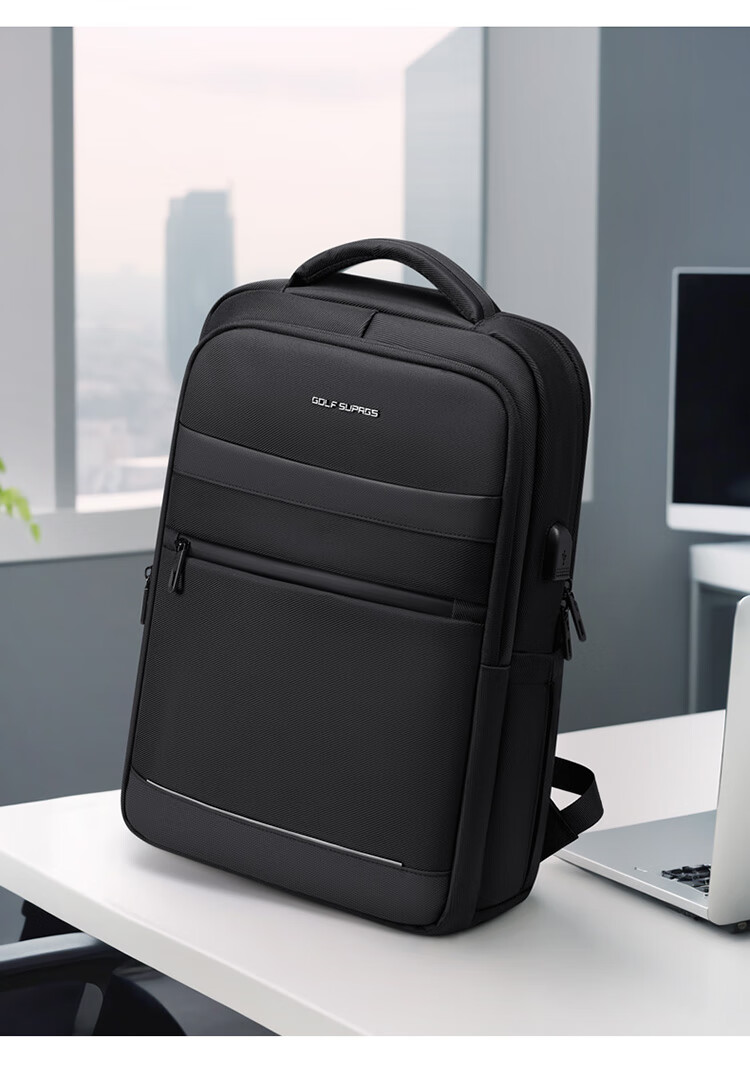 GOLF Backpack for Men, Business Laptop Bag with Multiple Compartments, 15.6/16 Inch Laptop Sleeve, USB Port, Travel Backpack 5