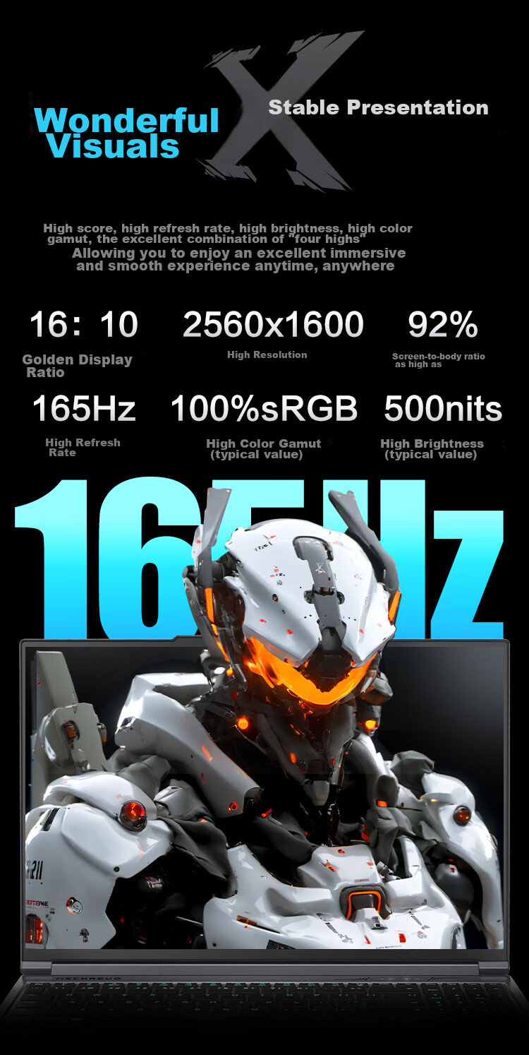 MECHREVO Aurora X 2026 National Subsidy Gaming Laptop (U7-251HX 16GB 1TB RTX5070 2.5K 300Hz Gray) 7