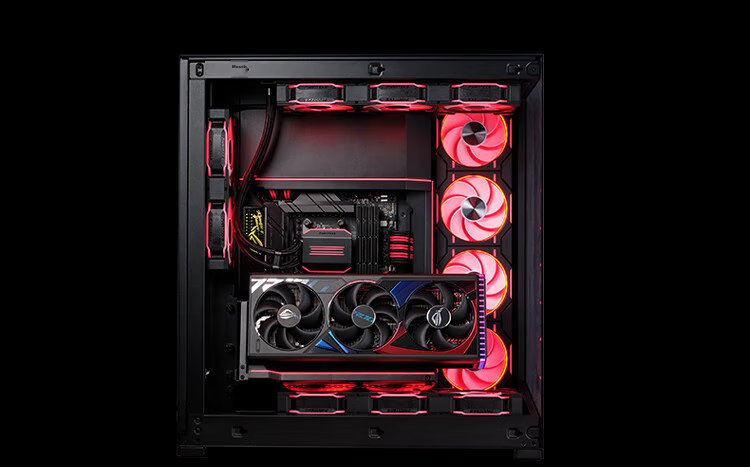 PHANTEKS D30 Building Block Version Zhengye 12cm Case Water Cooling Radiator ARGB Temperature Control Fan (30mm Thick/7 Blades High Air Pressure/Wireless Cable Connection/3-Piece Set/Black) 5