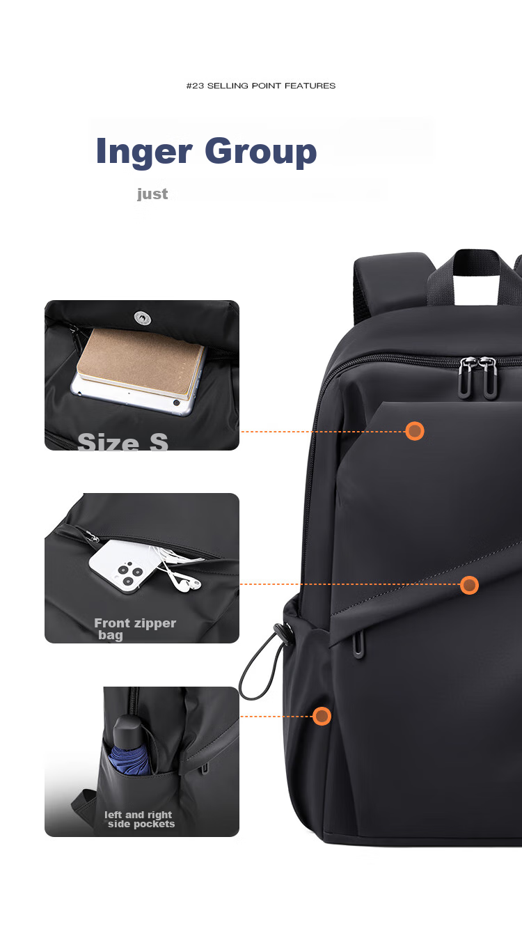 POLO Business Backpack for Men, Travel Backpack, School Bag, 14/15.6-Inch Laptop Bag, Business Trip Bag, Birthday Gift 12