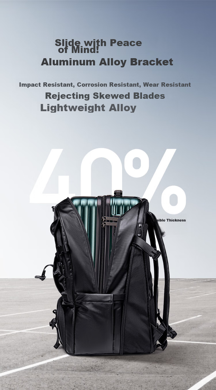 JD Original Black Knight 2026 New Outdoor Men's Backpack, Large Capacity 80L Hiking Sports Bag for Business Trips And Travel 6