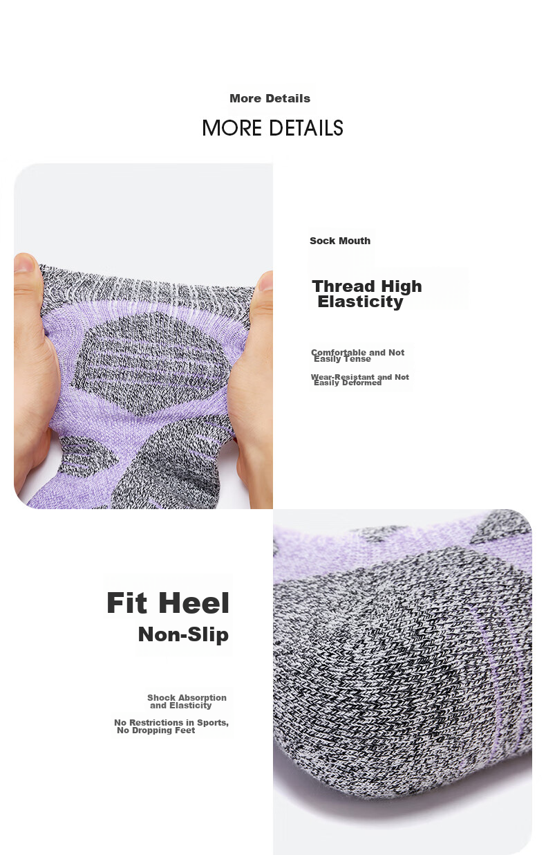 TFO Competition-Level Outdoor Socks, Durable Sports Socks, Breathable Hiking Socks, Mountaineering Socks 2202217, Women's Pink 20