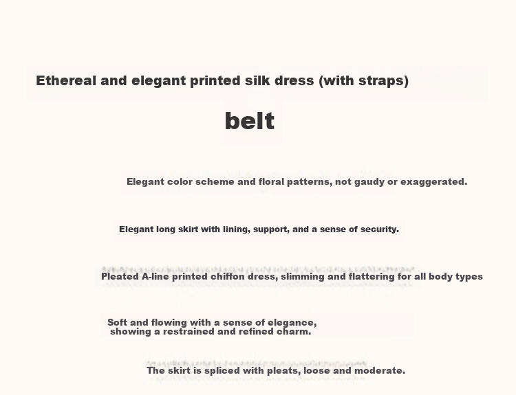 Dme [Naked Feel Ceiling] Spring And Autumn 100 Mulberry Silk Stand Collar Three-Quarter Sleeve Printed Elegant Long Dress for Wome 1