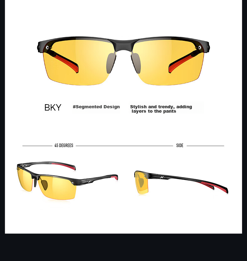 CAXMAN Sunglasses for Men, Sports Driving Fishing Specialized for Viewing Fish Floats, Polarized Sunglasses, UV Protection Outdoor Glasses 12