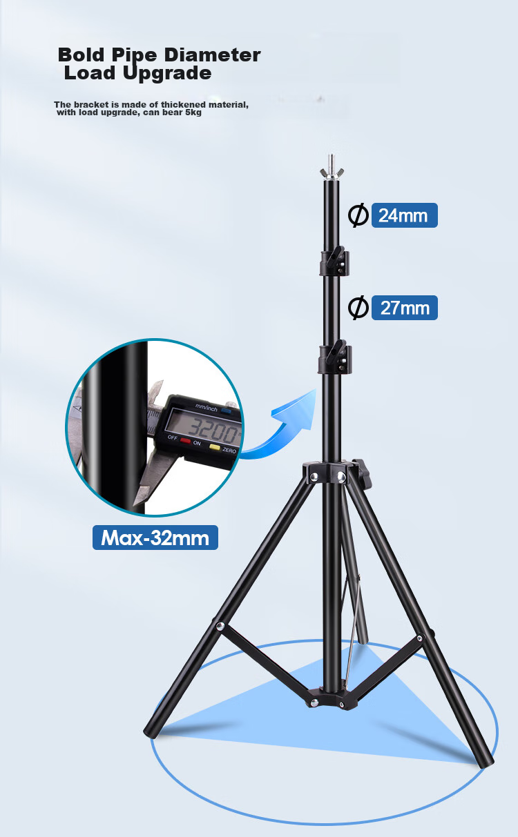 LATZZ 3*4 Meter Photography Backdrop Stand, Live Streaming Green Screen Stand, Chroma Key Photo Background Cloth Stand, Portrait Clothing ID Photo Shooting Stand, Thickened Portable Telescopic Gantry Background Stand 7