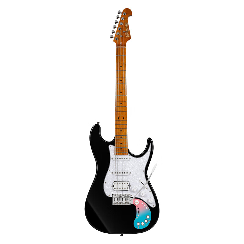 Bullfighter Smart Electric Guitar D160SE, Beginner Self-Study Practice Guitar, 16 Effects, Bluetooth