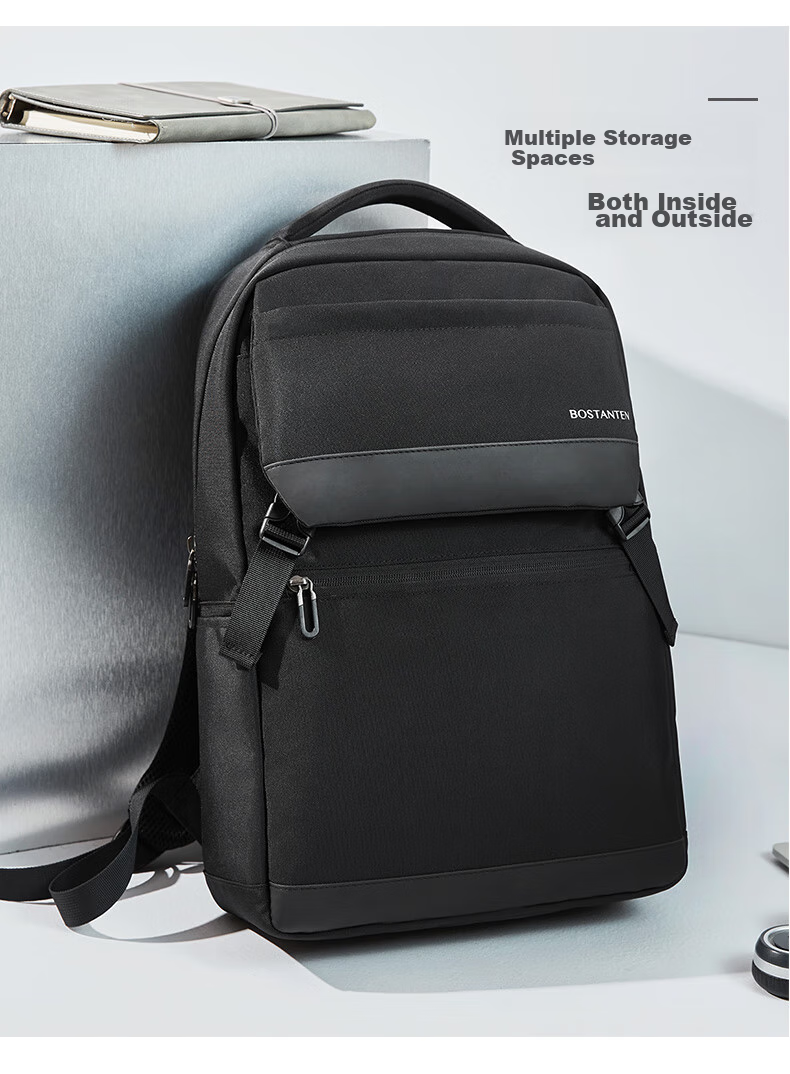 BOSTANTEN Men's Backpack for High School And College Students, Trendy Large Capacity Laptop Bag for Men And Wome 12