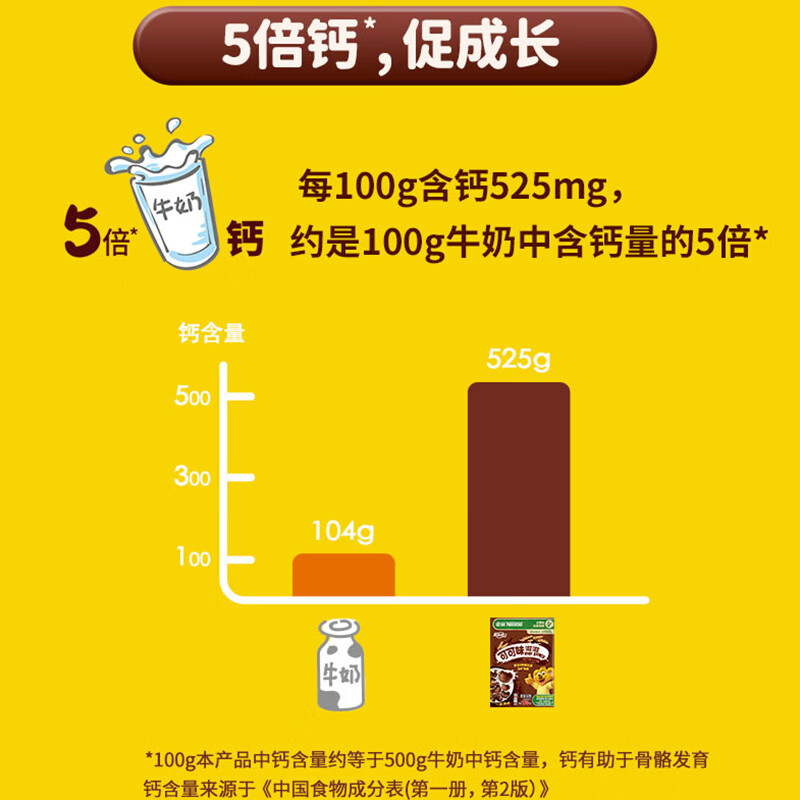 雀巢（Nestle）进口儿童零食可可味滋滋170g儿童麦片代餐即食早餐全谷物非油炸