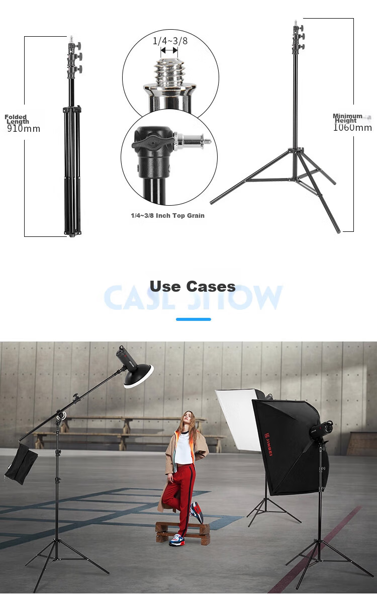 JINBEI JINBEI JB-3000FP 3-Meter Aluminum Light Frame with Adapter, Gas Cushio 4