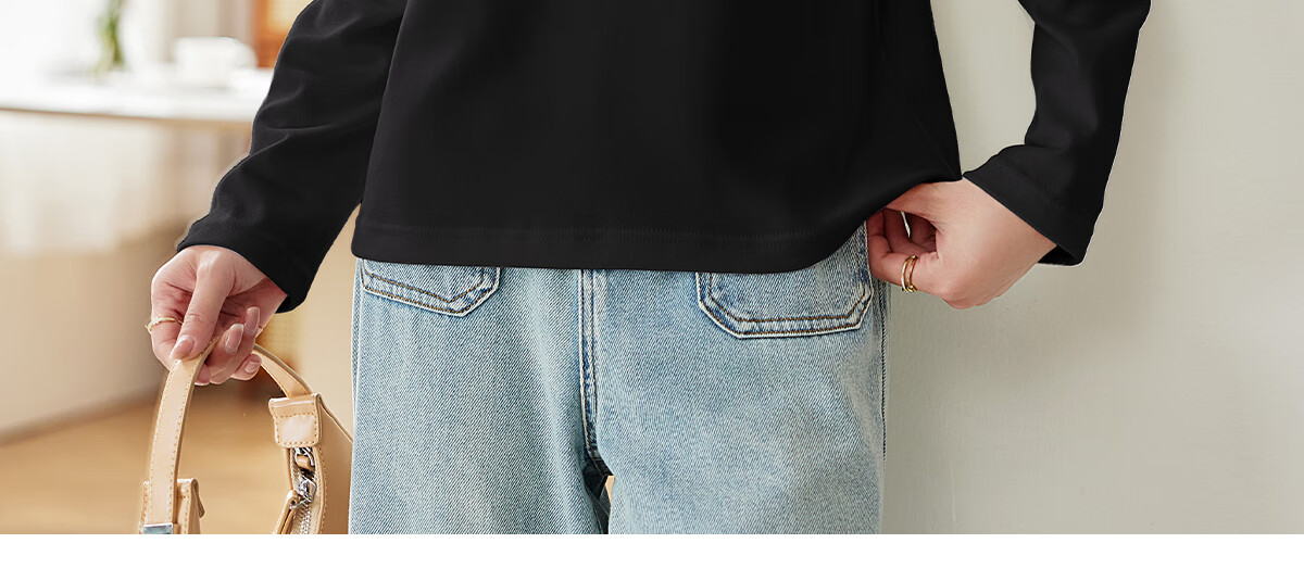 PinCai Long-Sleeve T-Shirt for Women, Autumn Fashion Inner Layer Top, Raglan Sleeve Slim-Fit Base Layer T-Shirt P143T2008 18