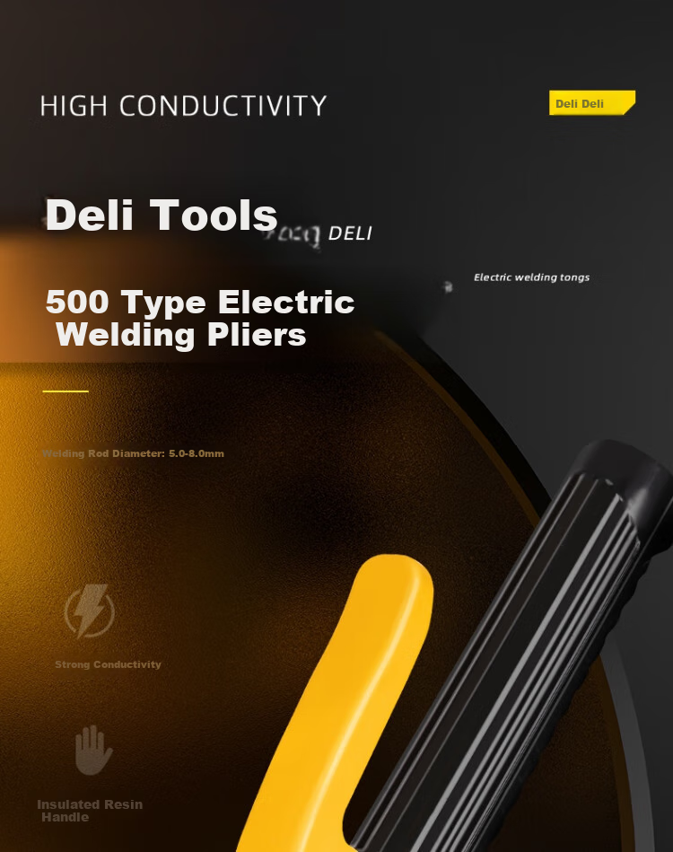DELIGONGJU Deli Welding Clamp, Yellow, Model 500, DL23500 1