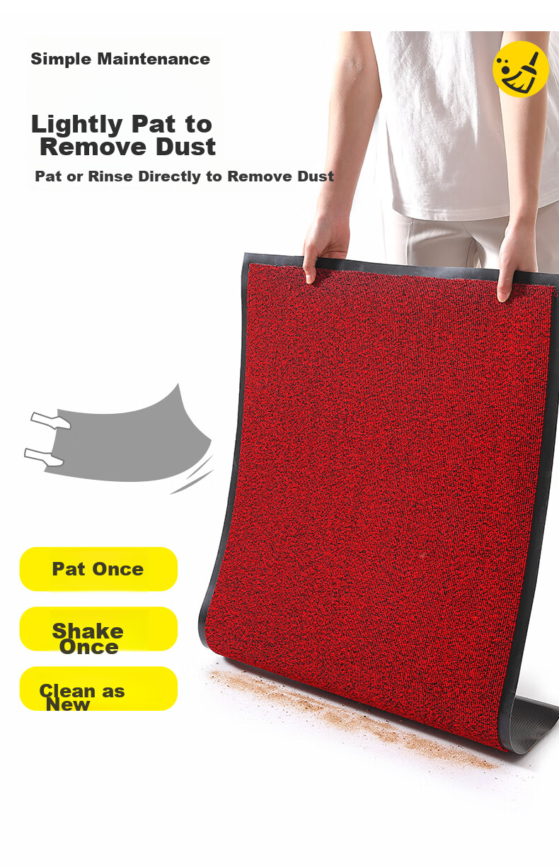 Boneng Commercial High-End Entrance Door Mat, Outdoor Foot Mat, Indoor Doorway Mat, Xunisi Circular Floor Mat, 80x120cm 10