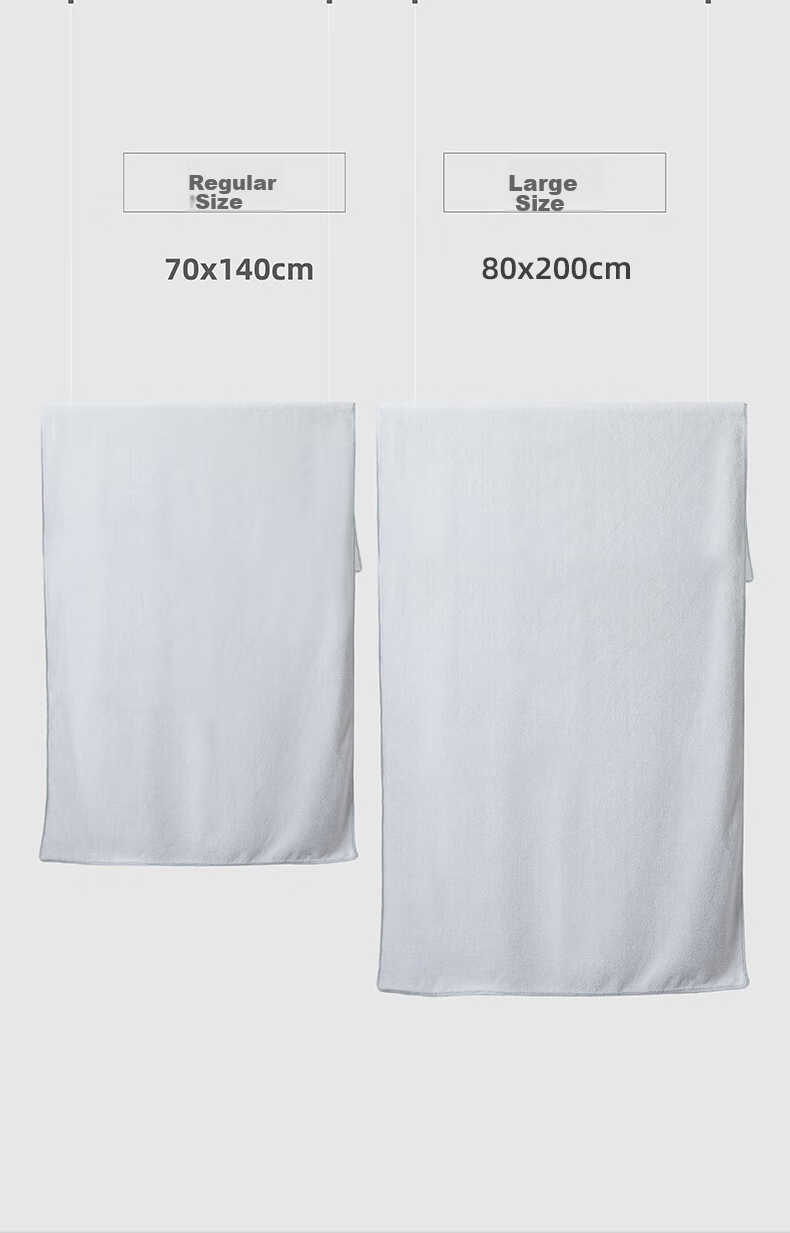 GGT Japanese Men's Bath Towel, Quick-Drying Absorbent Large Bath Towel, Adult Non-Shedding Towel for Women, 80*200 Cm, Coffee Color 4