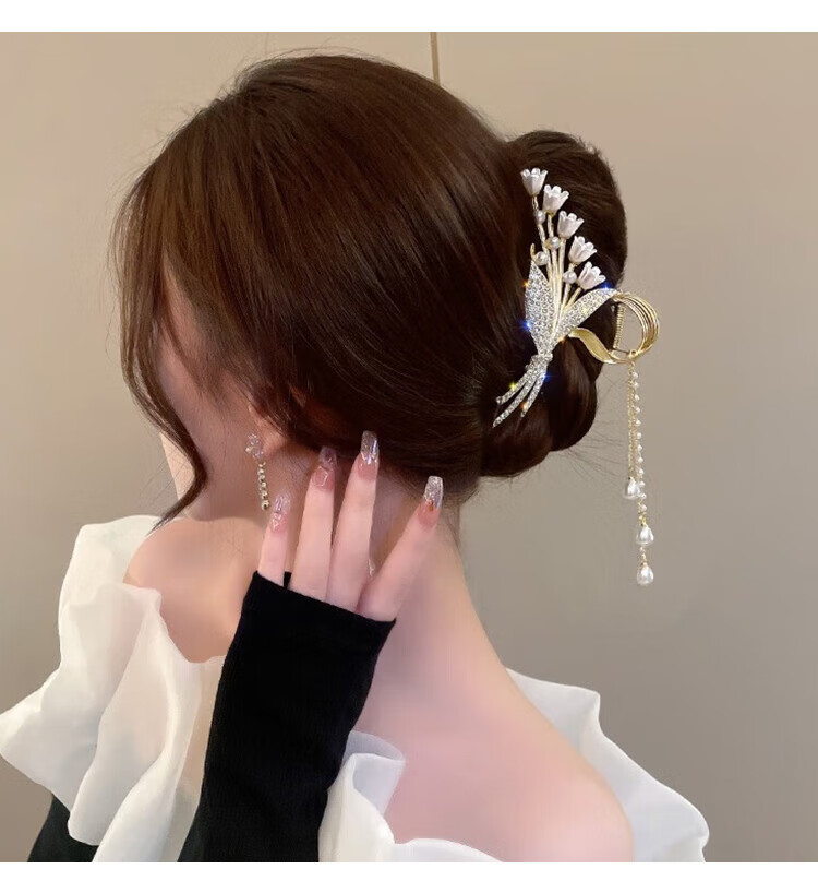 Gunai Hair Clip, Back of Head, 2026 New Style, High-End Shark Clip, Women's Hair Accessory, Hairpin, Hair Ornament, Birthday Gift for Girls 8