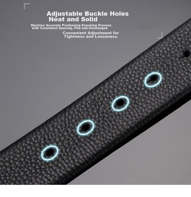 CROCODILE Top-Grain Leather Fashion Buckle Men's Belt Versatile Youth Waistband Birthday Gift for Boyfriend 3572 5