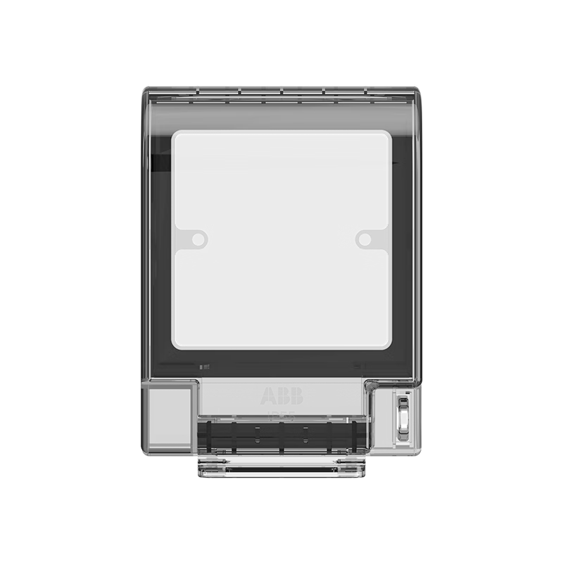 ABB Transparent IP55 Waterproof Box Splash-Proof Cover Switch Panel Mask with Double Clamps, Can Hang 90° WSC101