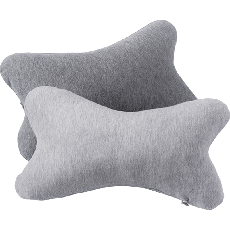 JD Original Pure Thai Imported 94% Natural Latex Granule Bone Pillow, Car Headrest, Pure Cotton Dark Gray