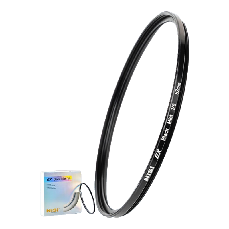 NiSi 1/8 Black Soft Filter, 77mm EX Aluminum Frame Soft Lens, Quarter Softening Lens, Soft Focus Lens, Diffusion Lens, Portrait Beauty Lens for Mirrorless And DSLR Cameras