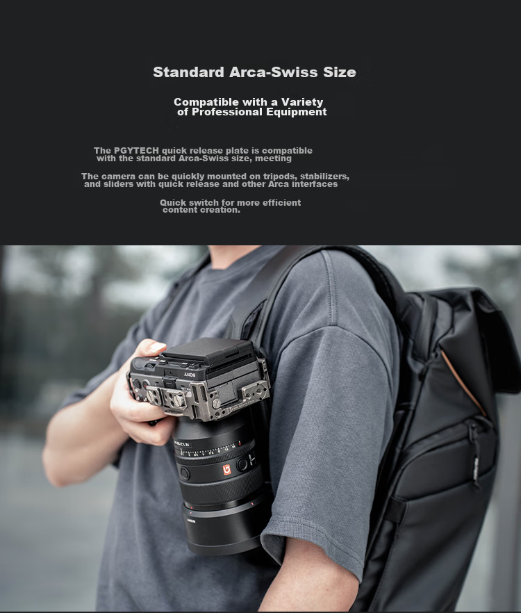 PGYTECH Camera Quick-Release Strap for DSLR And Mirrorless Cameras, Waist Strap, Quick Gun Hand, Action/GoPro/Insta Sports Camera Shoulder Strap Buckle 12