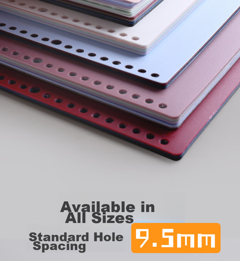 KW-TriO A4 Morandi Color Series Loose-Leaf Notebook Cover, Study Planner Notebook, Vintage Color Series Loose-Leaf Cover, Self-Made Frosted Cover 7