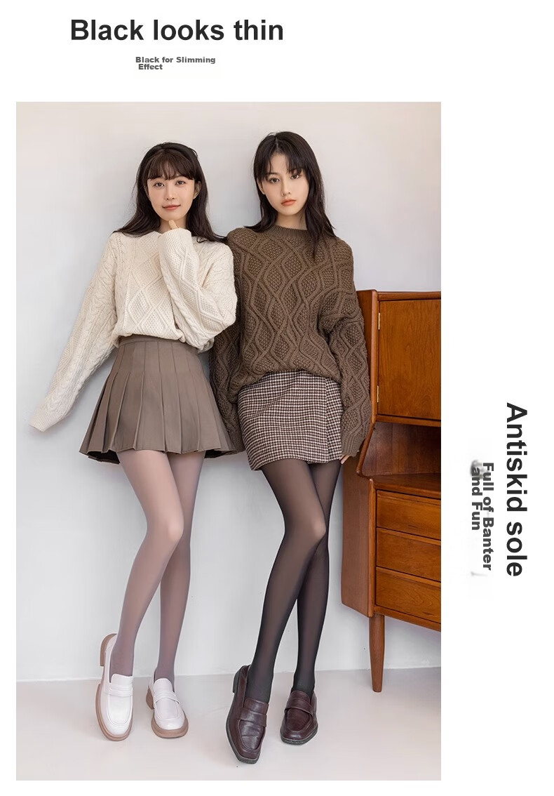 LangSha Women's Leggings for Autumn And Winter, Sheer Fleece-Lined for Warmth, Fake Sheer Effect, Bare Leg Look, Single-Layer Integrated Pantyhose for Outdoor Wear 21