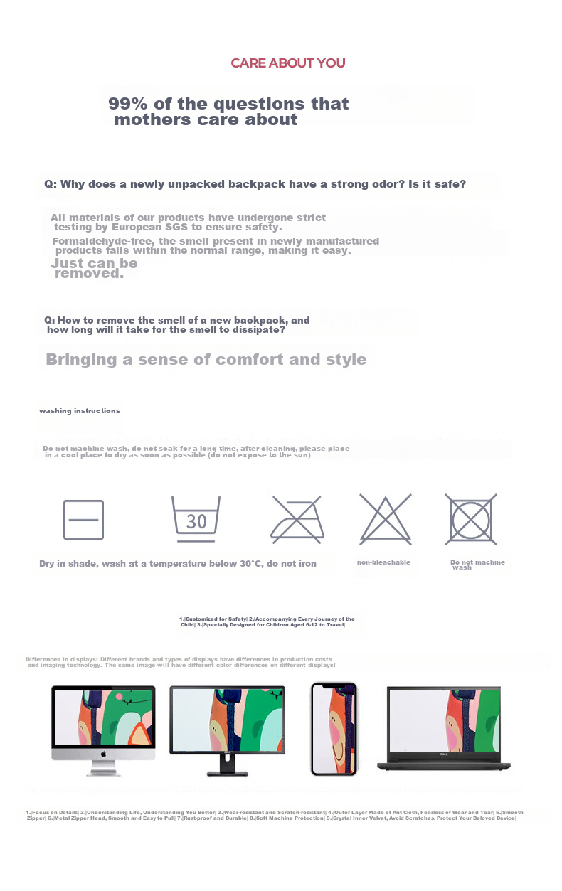 V.NINE Children's Backpack for Ages 3-6, Double Shoulder Bag for Boys And Girls, Outdoor Travel Hiking Bag, Toddler Educational Small Backpack for Boys 25