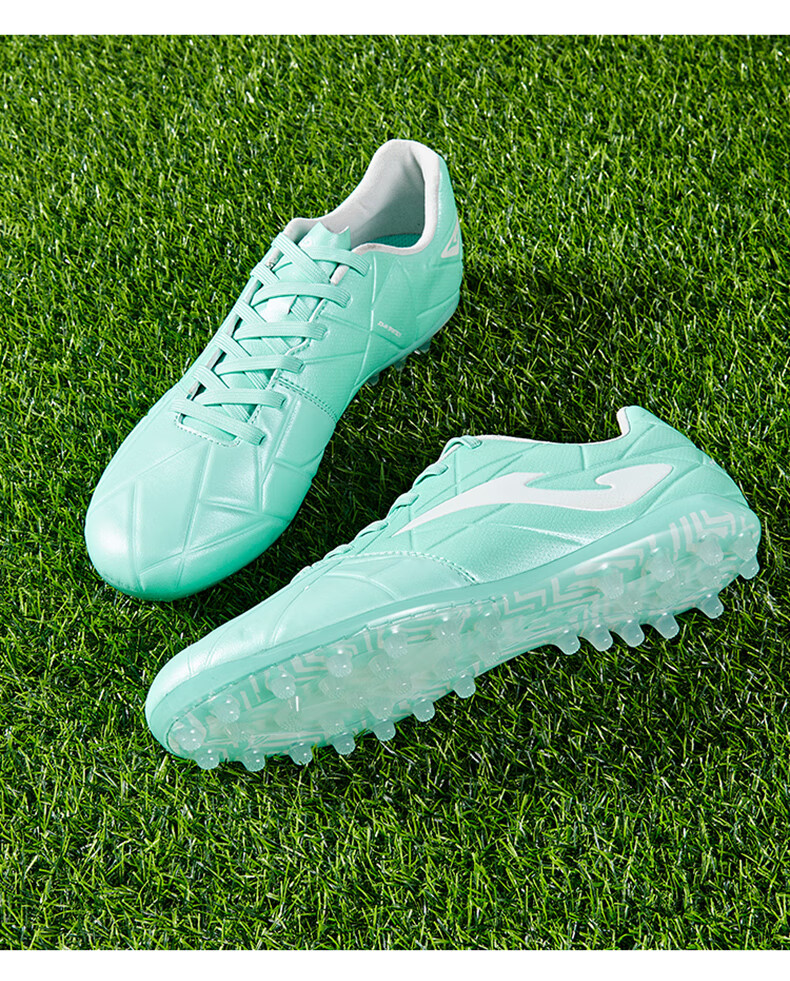 JOMA Kangaroo Leather Soccer Shoes for Men, MG Short Studs, Non-Slip, Wear-Resistant, Professional Football Training Shoes, White, Size 43 16