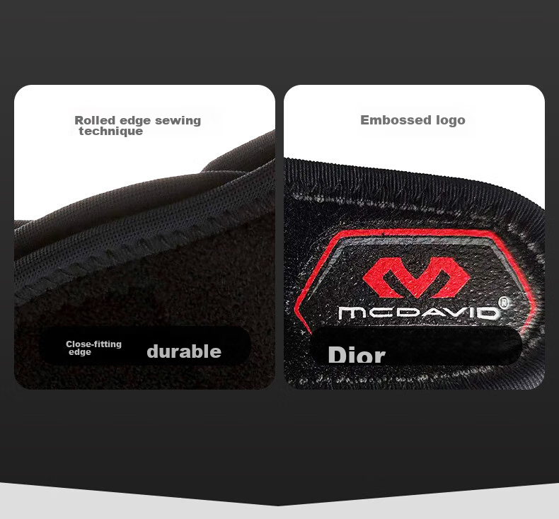 McDavid Hiking Running Cycling Outdoor Sports Knee Support, Adjustable Basketball Protective Knee Brace, Size S/M 10