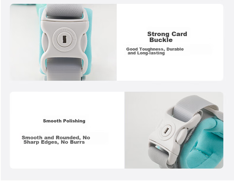 BEIDELI Anti-Lost Strap with Leash, Children's Outdoor Anti-Loss Rope, Baby Travel Anti-Lost Wristband, One-Key Unlock, Bingxin Orange 8
