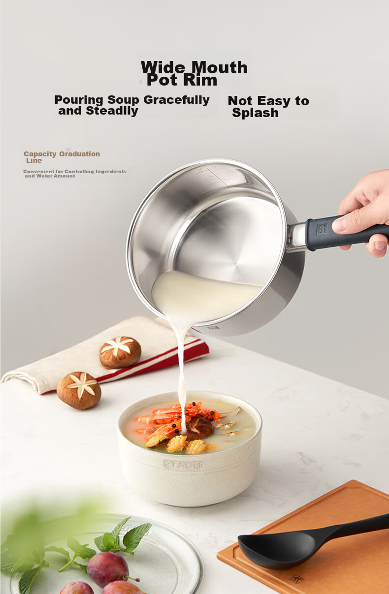 ZWILLING Stainless Steel Silver Steamer Basket Silver Series 18cm Steamer 11