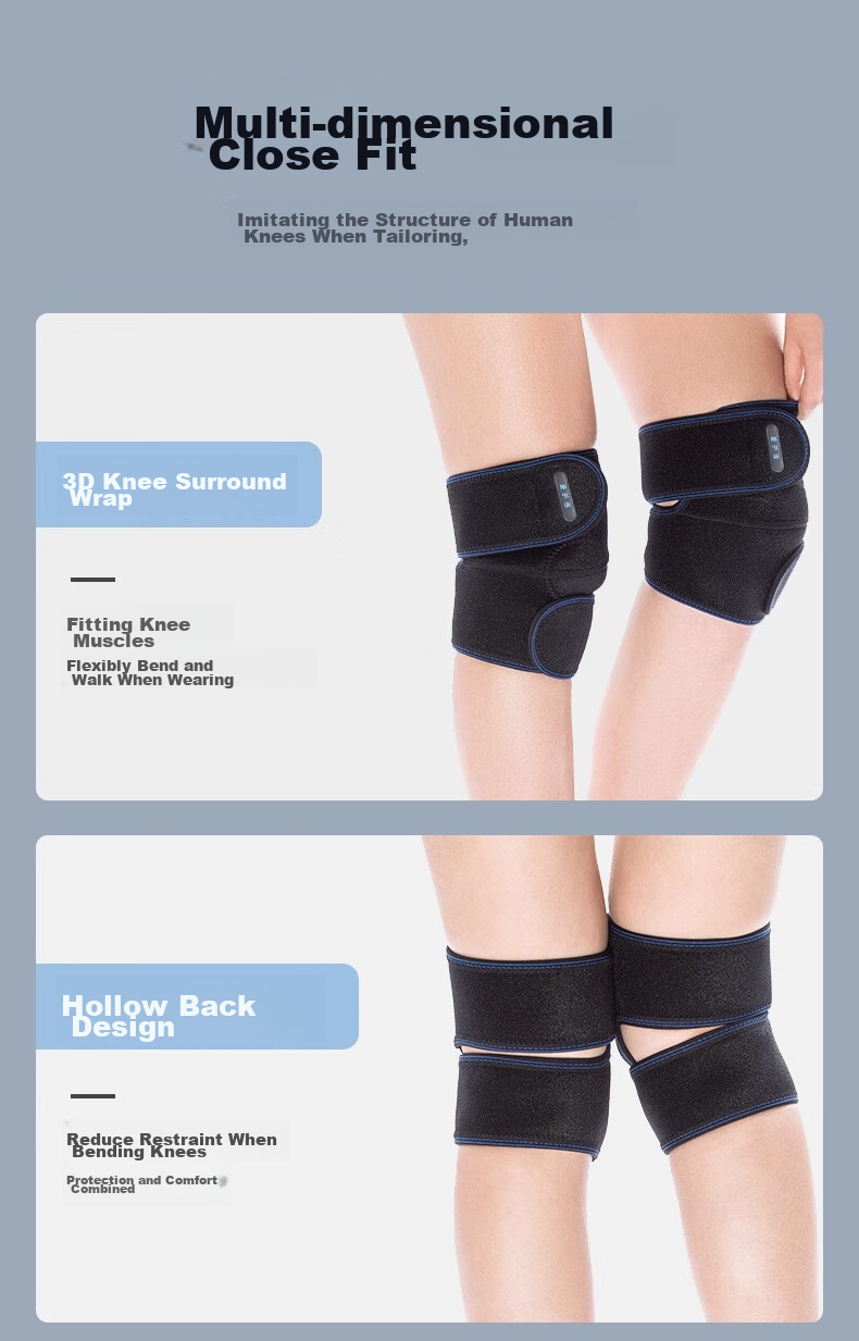 AiHuJia Knee Brace for Sports, Basketball, Running, Badminton, Patellar Support, Meniscus Protection, Hiking, Unisex Knee Guard XL 6