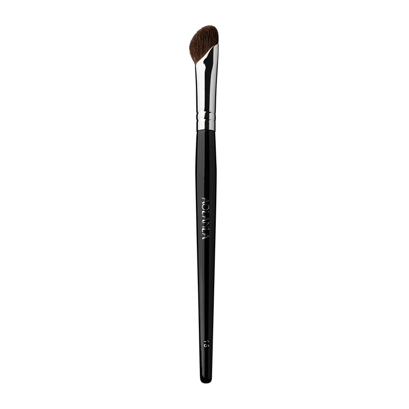 AOLANLA Sickle-Shaped Nose Shadow Brush, Alar Contour Brush, Animal Fur And Horse Hair Side Shadow Brush, Eyebrow And Eye Detail Makeup Brush