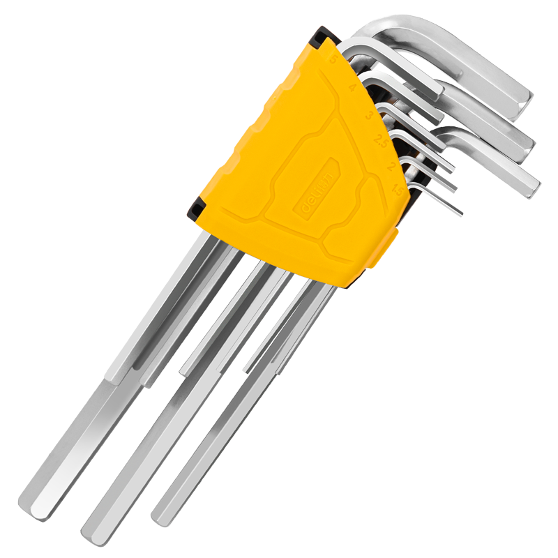 Deli Hexagonal Wrench Set, Six-Sided Hexagonal Wrench Combination, 8-Piece Set, DL3590