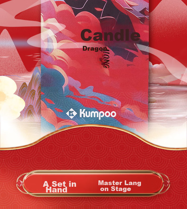 KUMPOO Badminton Racket, Lightweight Shock-Absorbing Carbon Solid Core, Double-Edged Composite Frame, Advanced Professional Racket, Shiluo White/red 5