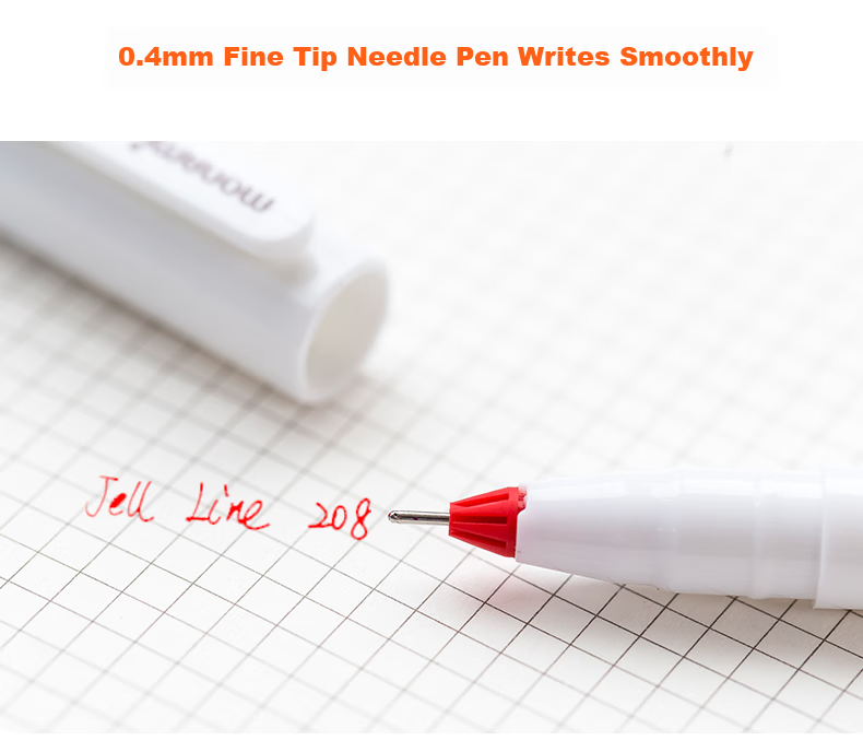 Monami [Back to School Essential] Monami (Monami) Needle-Tip Gel Pen Set with Frosted Colorful Barrel, Ballpoint Pen, Signature Pen, 0.5mm Black Ink, 02091-6 Pack 3