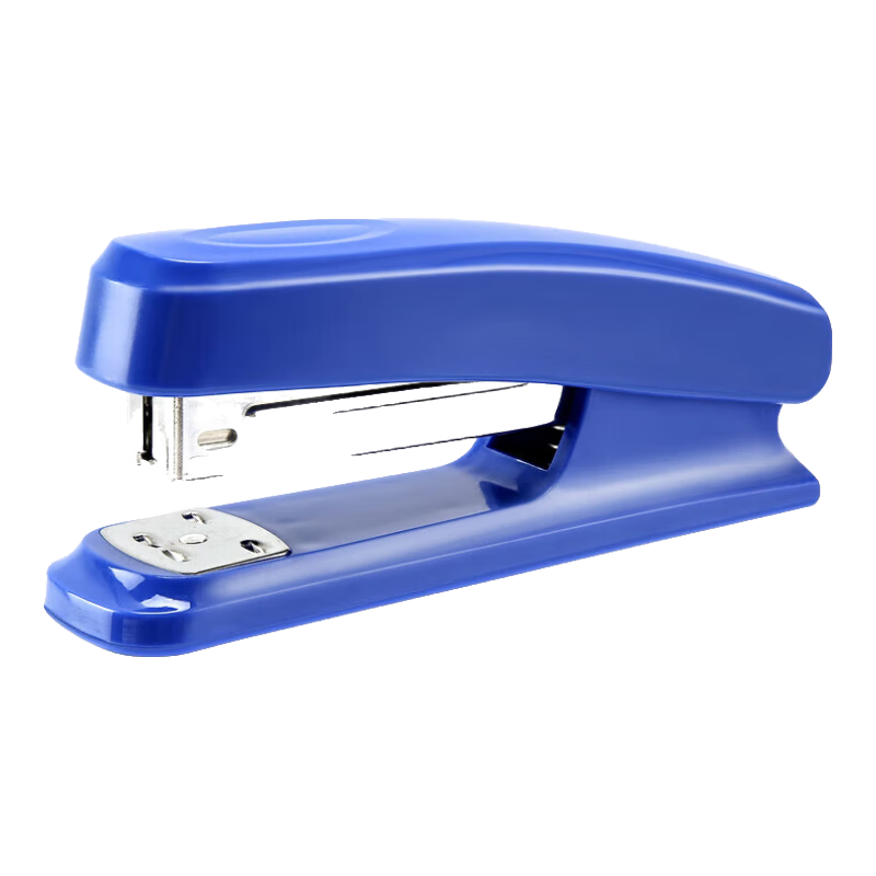 M&G Stationery No. 12 Stapler, Durable Portable Stapler, Press-Down Binding for Home And Office Use, Compatible with 24/6 And 26/6 Staples, Blue, ABS92723