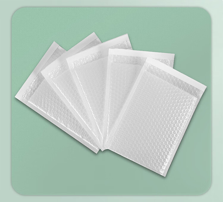 Keruier White Pearl Film Bubble Bags, Express Envelopes, Thickened Waterproof Shockproof Foam Bags for Clothing And Books, Logistics Packaging Bags [20 Pieces/set] 12