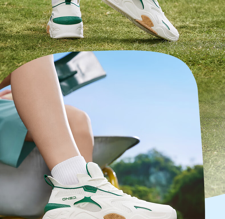 361° Men's Sports Shoes Jin Cheng SE Spring Summer Mesh Breathable Thick Sole Height Increasing Casual Sneakers 672626614-2 23