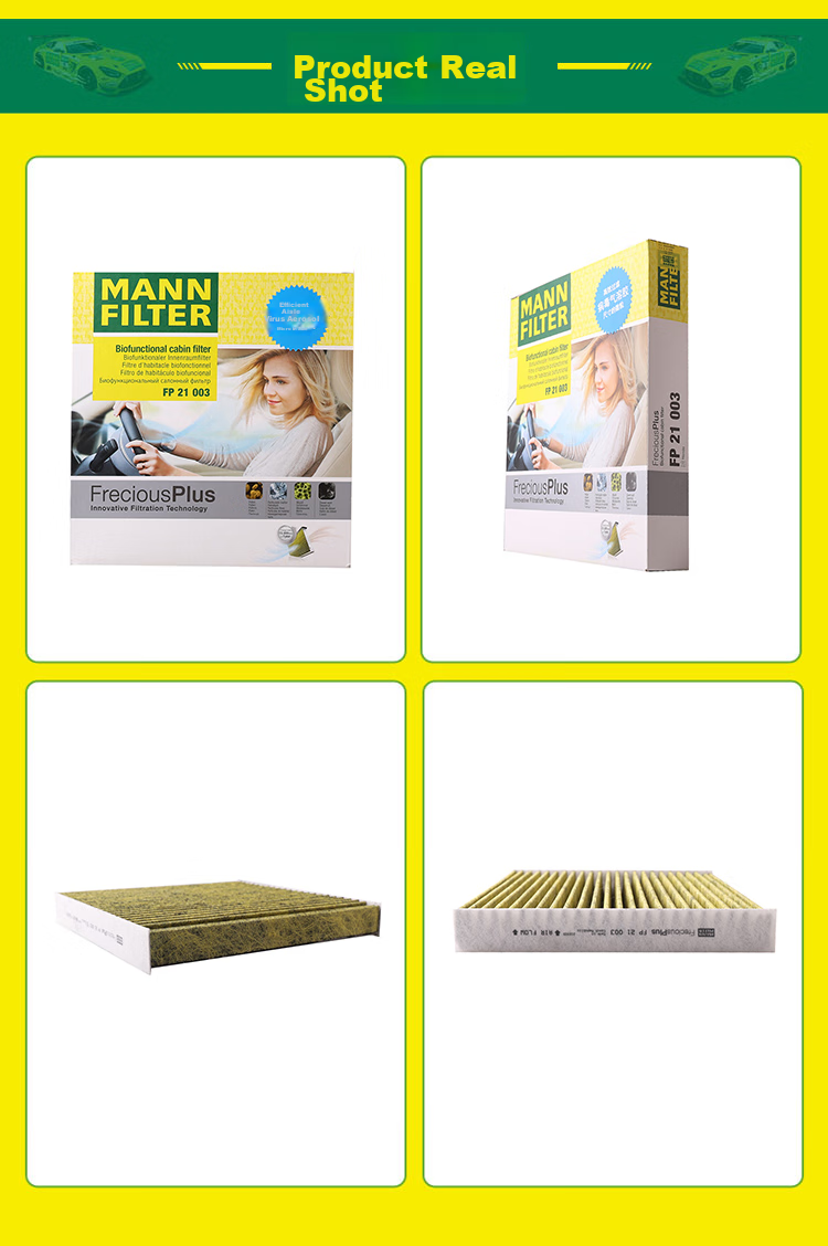 MANNFILTER Dual Clean Core Multi-Effect Air Conditioning Filter FP21003 for Civic CR-V/UR-V/XR-V Vezel Fengfan Fit Accord 10