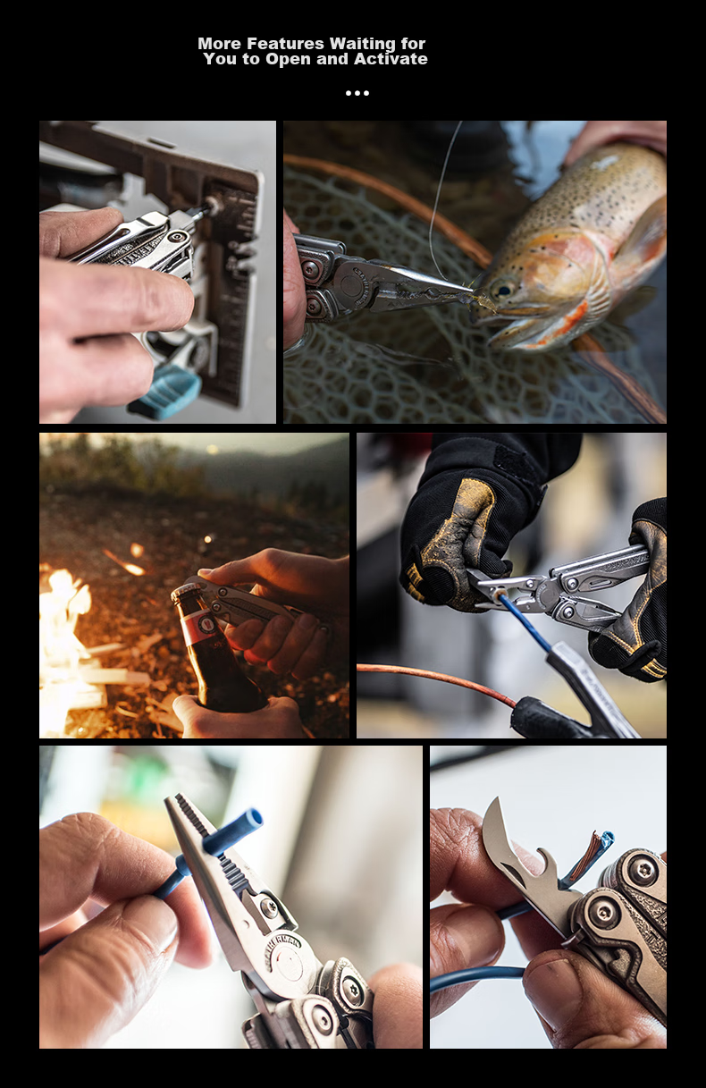 LEATHERMAN Leatherman Tool Pliers CHARGE, Ultra-Smart TTI PLUS, Multifunctional Pliers with Titanium Alloy Handle, Outdoor Tool 13