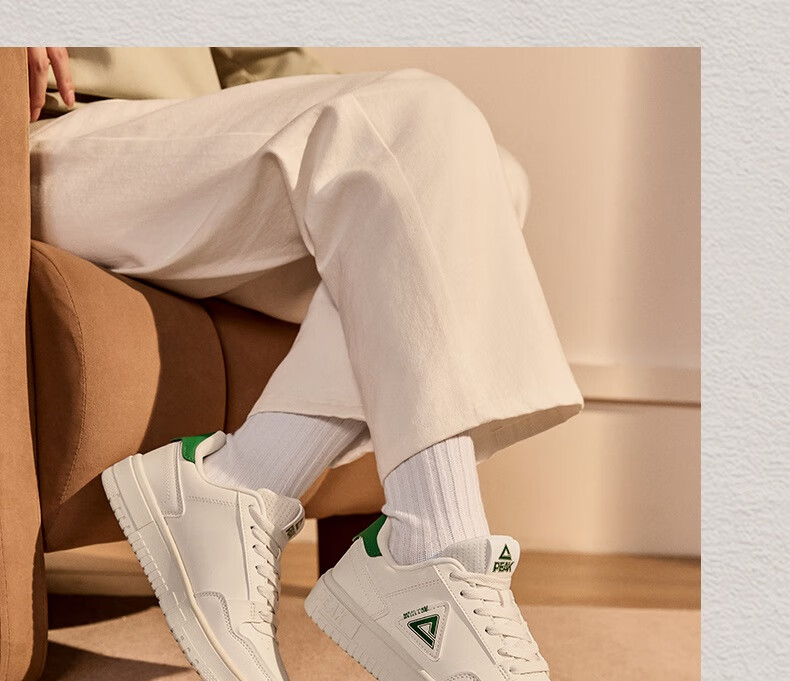 PEAK Women's Sneakers, Summer Mesh Breathable Wear-Resistant Casual Shoes, Air Force One Style White Sneakers for Women, Sports Shoes DB310128 15