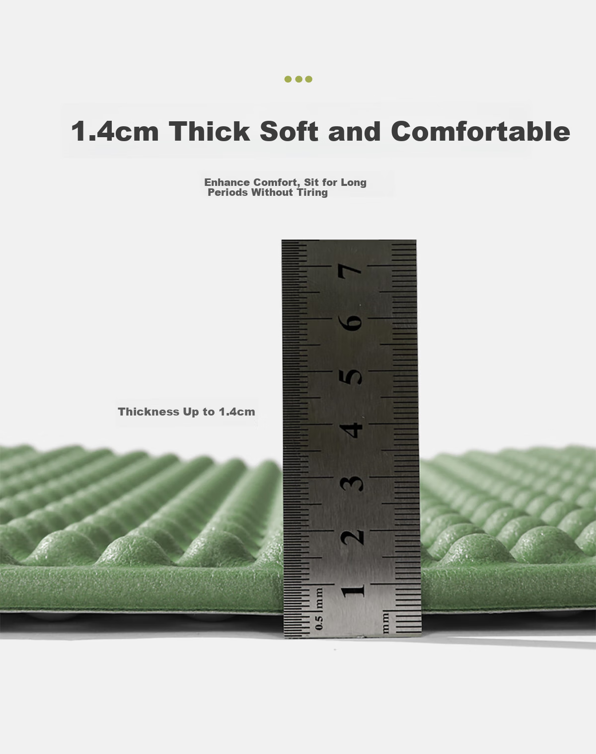 CAMEL Egg Nest Moisture-Proof Mat, Outdoor Camping Egg Tray Mat, Tent Sleeping Pad, Foldable Egg Shell Moisture-Proof Seat Cushion, Green Floor Mat 3