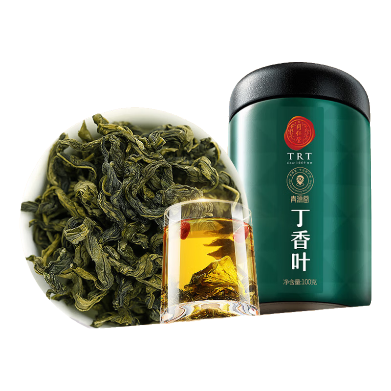 同仁堂品牌 北京同仁堂丁香叶茶100克泡茶花草茶丁香嫩叶养生滋补