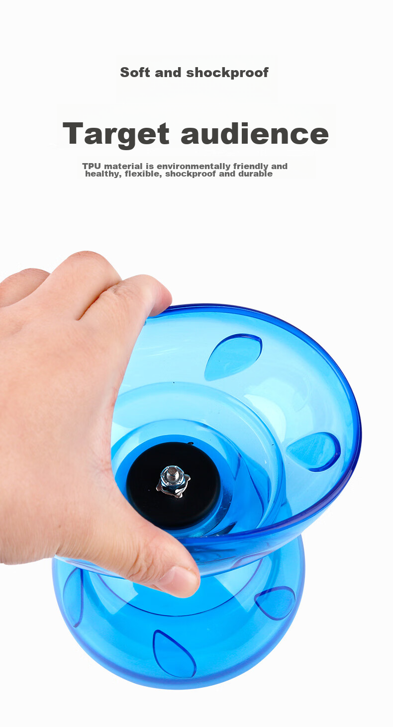 Zihu Diabolo Five-Bearing Diabolo, Double-Headed Diabolo for Beginners, Children, Students, Elderly, Diabolo Pulling Rope Storage Bag, 10-Meter Line 5