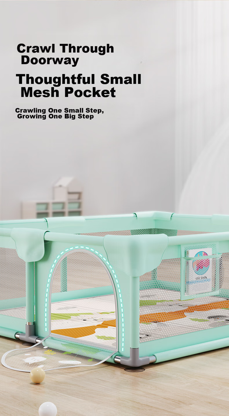 Beiboshi Babybox Antibacterial Baby Playpen, Crawling Mat, Fence, Infant Play Mat, Floor Barrier 15