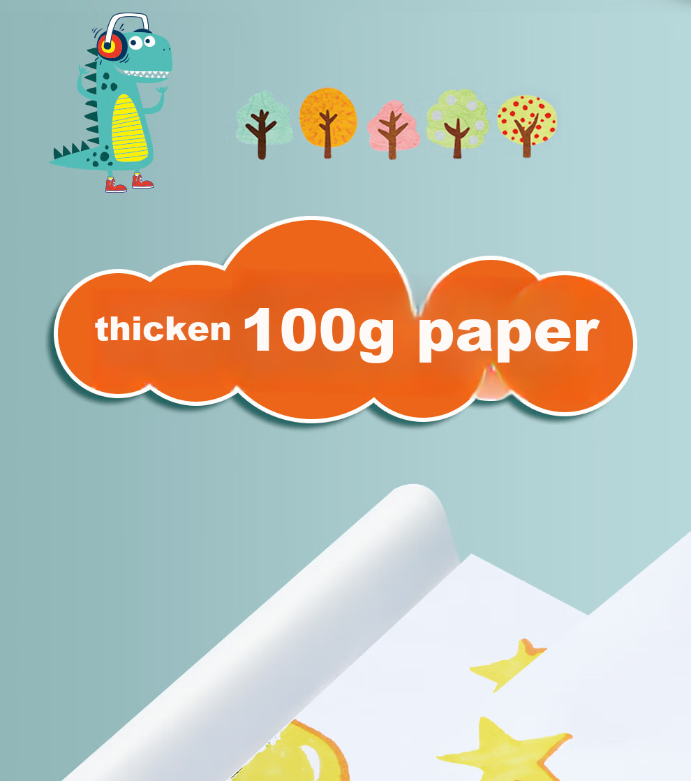 Faramon 8-Pack A4 Blank Drawing Books for Children, Elementary School Students' Sketchbooks, A4 Kindergarten Art Books, Drawing Paper, Doodle Books, Thick White Paper Sketchpads for Toddlers And Beginners 6