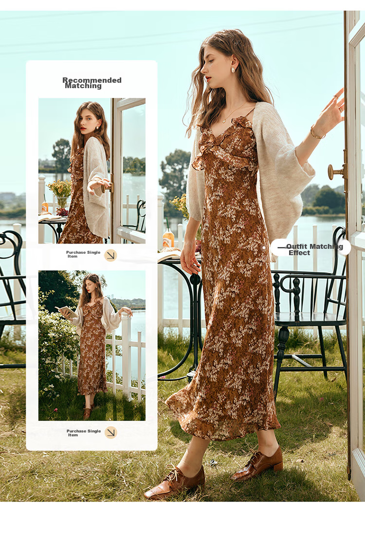 Olrain Batwing Sleeve Knitted Cardigan, Women's Loose Casual Thin Sweater Shawl, Outer Layer for Spring And Autumn, Apricot Color, XL Size 26