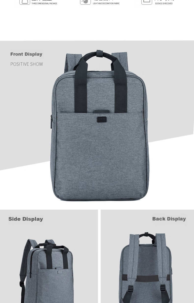 LEXON Casual Backpack for Women And Men, 14-Inch Laptop Bag, Travel Backpack for Couples And College Students 3