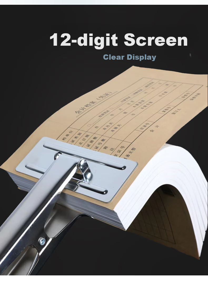 Kelangxinsheng Extra-Large Voucher Binding Clamp, Strong Accounting Document Clip, Thick Bill Holder, Financial Office Assistant Tool 5