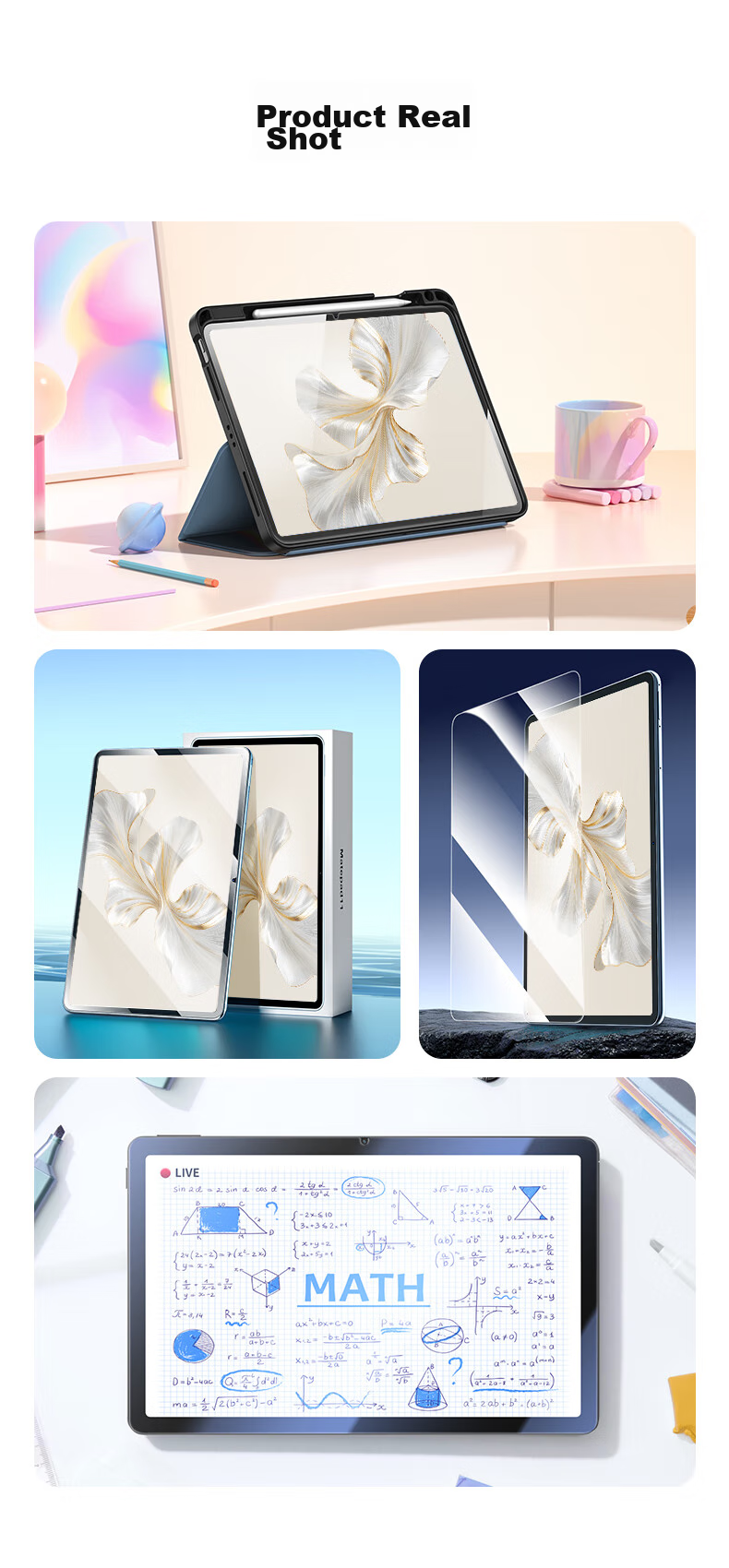 CangHua Tempered Glass Screen Protector for Honor Tablet 9, 12.1-Inch, Compatible with 2023 Honor Tablet 9 Soft Light Edition And Standard Version, Full Screen Protection Film for Computer, High Definition Protective Film 14